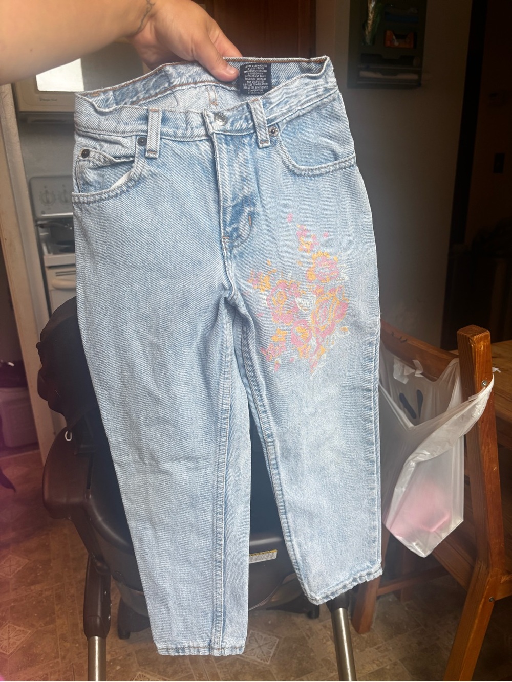 Girls GAP Denim Vintage Light Wash Jeans Size 6 Girls